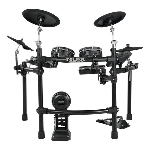 Batería Eléctrica Nux Dm-7x Usb Midi Platillos Pedales Malla 9 Cuerpos