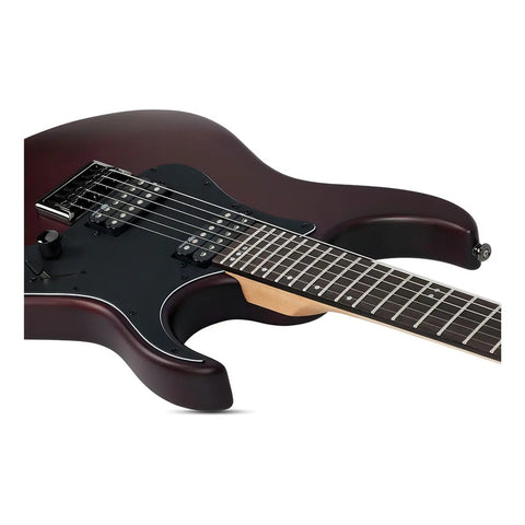Guitarra Eléctrica Schecter Sgr Banshee-6 Tilo Walnut Satin Palo De Rosa Diestro
