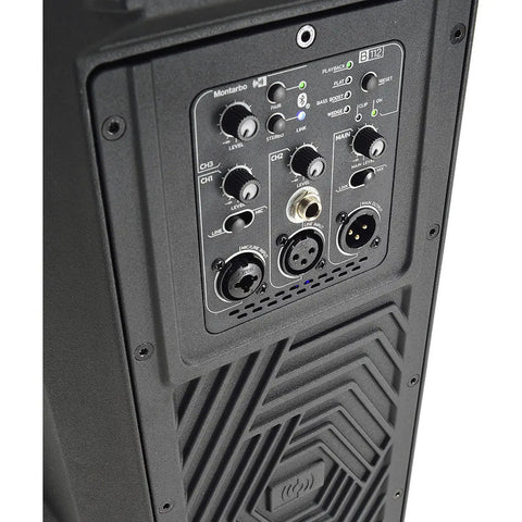 Bafle Activo De 12  1200 W Bluetooth 5.0 Montarbo B112 Negro