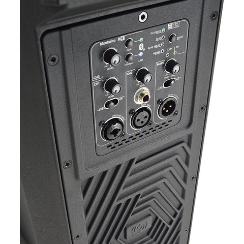 Bafle Activo De 12  1200 W Bluetooth 5.0 Montarbo B112 Negro