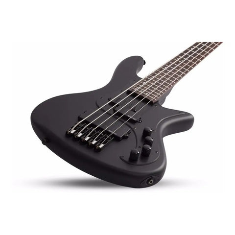 Bajo Electrico De 5 Cuerdas, Schecter Stiletto Stealth-5 Diestro Negro Satinado 5