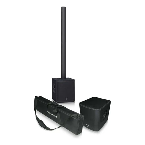 Bocina De Torre Con Bluetooth Turbosound Ip2000 Bundle Negro