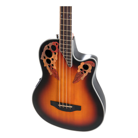 Bajo Electroacústico Ovation Celebrity Elite 4 Cuerdas Marrón Diestro Laqueado