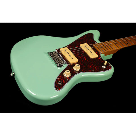 Guitarra Tipo Jaguar Jazz Master Jet Guitars Jj-300p90 Green Diestro Agua Maple