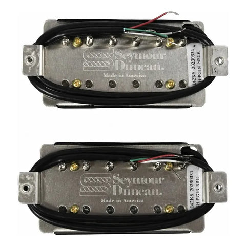 Seymour Duncan Pearly Gates Set  Pastillas Humbucker Negro Aluminio