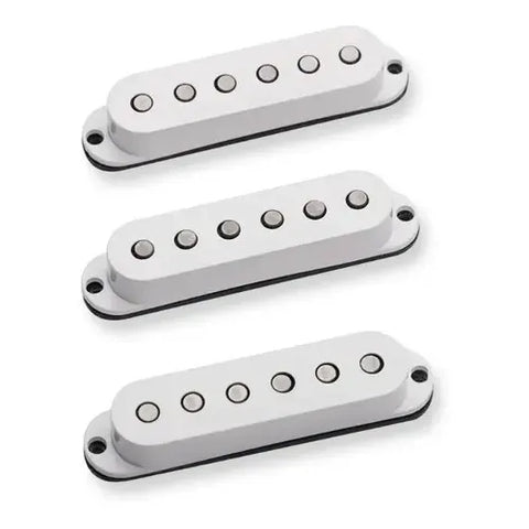 Guitarra Seymour Duncan Pickup (3) Hot Strat White Ssl-3 Negro
