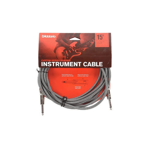 Daddario Pw-bg-15bg Cable Instrumento Guitarra Bajo 4.5 Mts