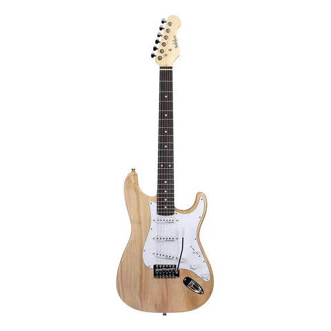 Guitarra Eléctrica Vintage Babilon Twister-lb 6 Cuerdas Beige Color Beige
