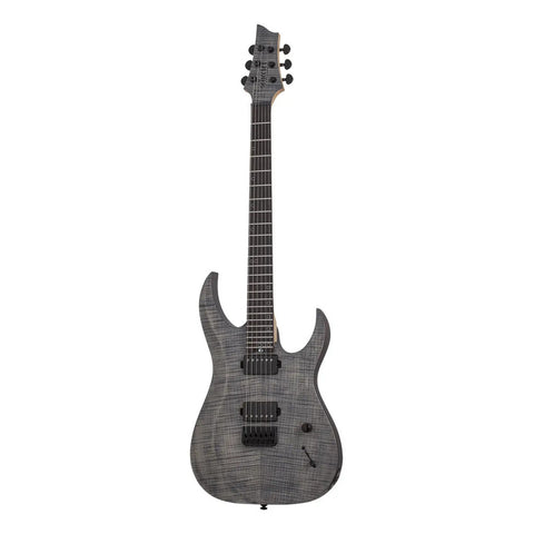 Guitarra Eléctrica Schecter Sunset-6 Extreme De 6 Cuerdas, Gray Ghost Diestro Ébano