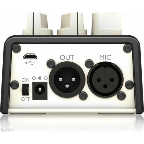 Pedal De Efectos Vocal Tc Helicon Critical Mass Con Reverb Para Micrófono Negro