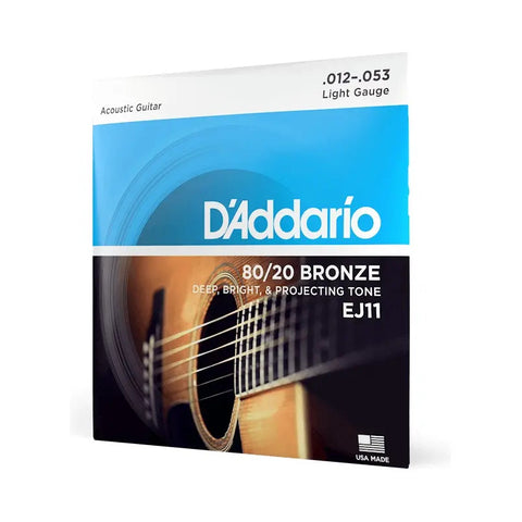 Cuerda Mi, Si, Sol, Re, La Para Guitarra D'addario Ej11