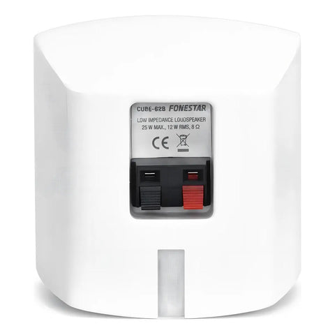 Fonestar Cube-62 Whi 2 Bocinas 2.5 Pulgadas 12w Color Blanco