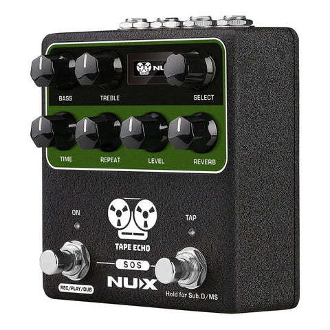 Pedal Tape Echo Tributo Al Space Echo Nux Ndd-7 Negro