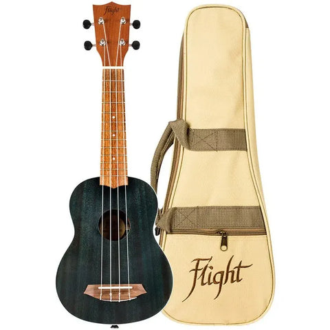 Ukelele Acústico Soprano De 12 Trastes Flight Nus380 Topaz Topaz