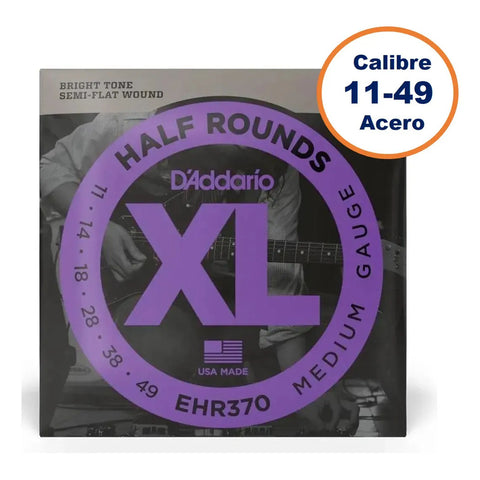 Cuerda De Guitarra D'addario Ehr370 011 Semiplana