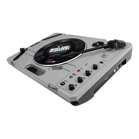 Tornamesa Portátil Para Scratching Y Cutting Reloop Spin Gris