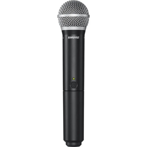 Sistema Inalambrico Orig 2 Microfonos, Shure Blx288 Pg58 Negro