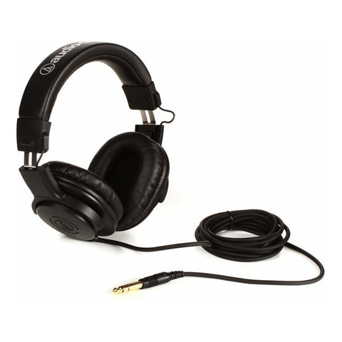 Audífonos De Diadema Para Estudio, Audio Technica Ath-m20x Negro