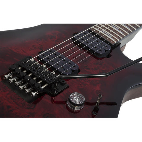 Guitarra Eléctrica Black Cherry Burst Schecter Elite-6 Fr Diestro Black Cherry Burst Palo De Rosa