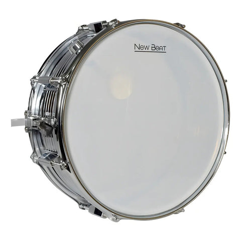 New Beat Nb-sk1455bp Tarola 14 Pulgadas Funda Base Practica Color Del Casco Plateado