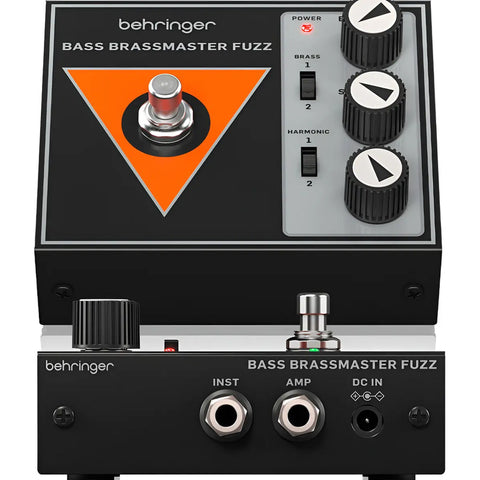Pedal De Efectos Behringer Bass Brassmaster Fuzz Color Negro