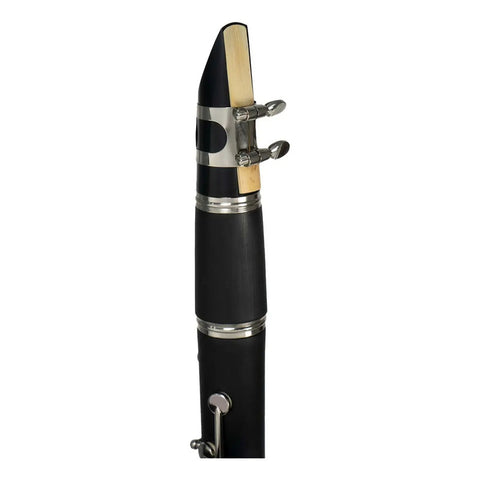 Clarinete Si Bemol Benjamin Adams Cl100 17 Llaves Niqueladas Negro