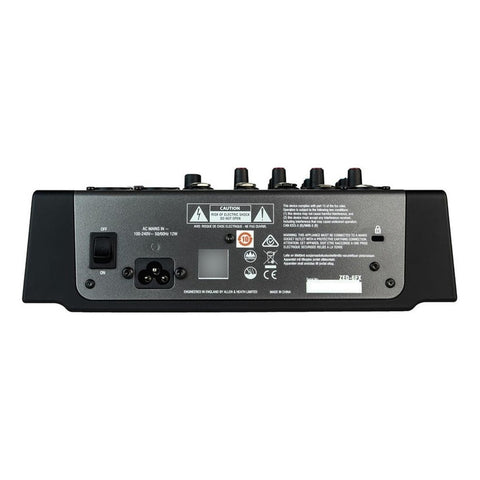 Mezcladora Allen & Heath Zed-6fx Analógica 6 Canales Con Efectos Y Phantom