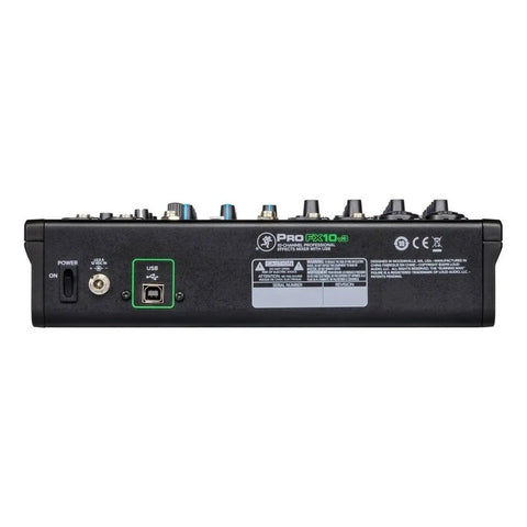 Mezcladora Analógica Mackie Profx10v3 10ch Con Efectos Y Usb