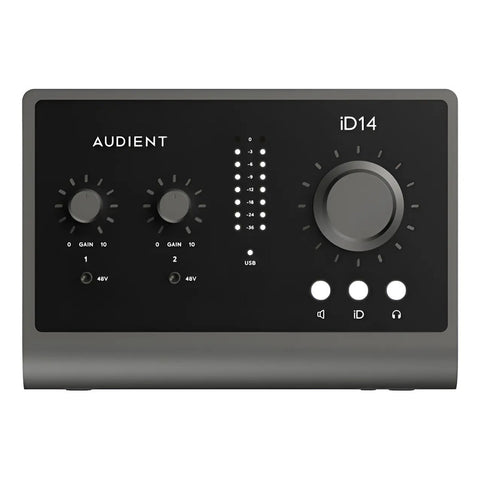 Interfaz De Audio Usb De 2 Entradas, Audient Id14 Mkii Gris Oscuro