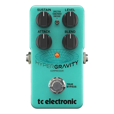 Pedal De Efecto Compresor Tc Electronic Hypergravity Compres Azul
