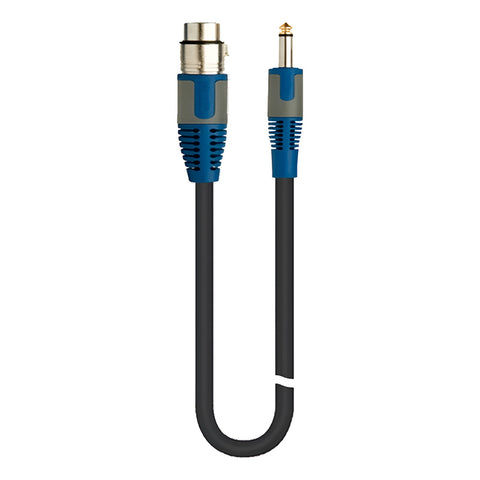 Cable Micrófono Xlr 6m Quiklok Rok Solid Rksm300-6 Negro