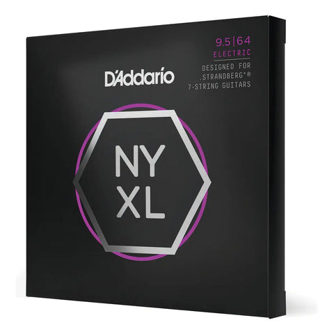 Encordadura Daddario Guitar Eléctrica 7 Cuerdas Nyxl09564sb