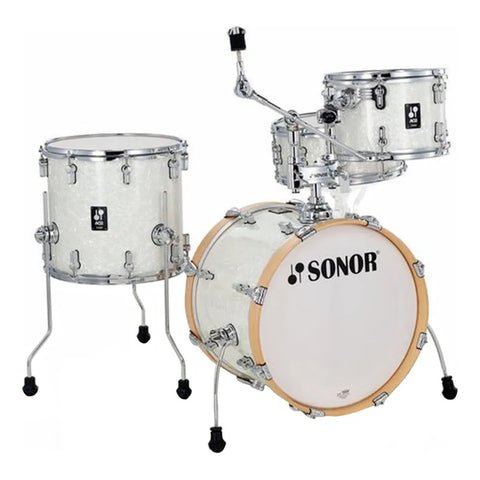 Bateria Sonor S/stands Bombo 18 Aq2 Bop Set Whp Blanco
