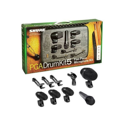 Set De Microfonos Para Bateria Shure Pgadrumkit5