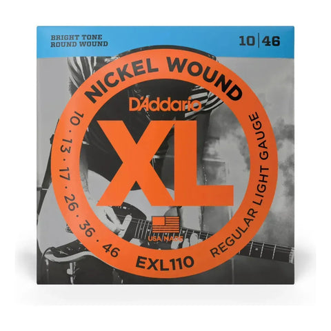 Cuerda De Guitarra Exl110 Hibrida Tension 10-46 Daddario