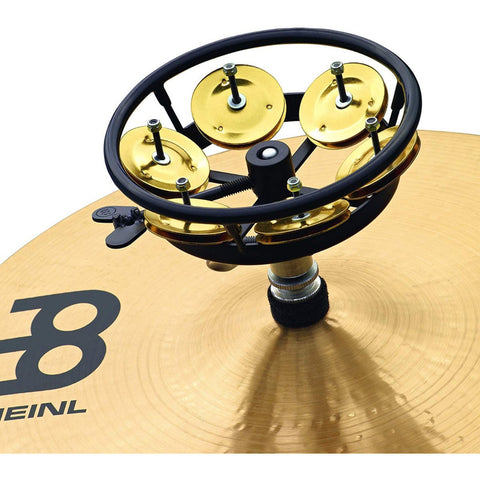 Pandero Color Negro Montable Para Batería Meinl Thh1b-bk Dorado