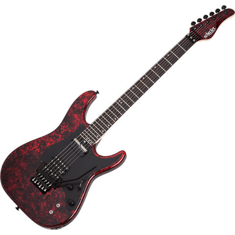 Guitarra Schecter Sun Valley Super Shredder Fr S Red Reign Diestro Rojo Ébano