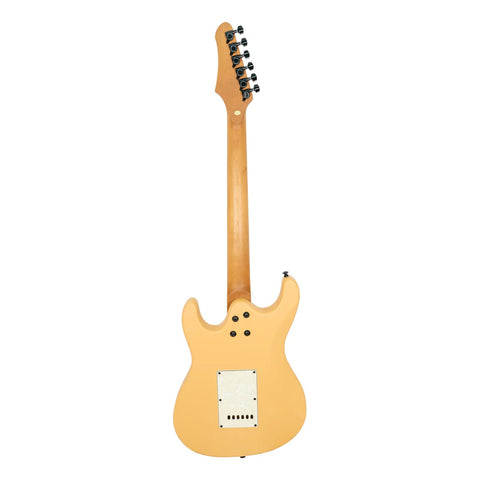 Guitarra Eléctrica Stratocaster Solid Fiesta O Mars Strat Diestro Naranja Claro Palo De Rosa