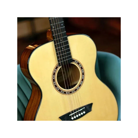Guitarra Acústica Texana Washburn Af5 6 Cuerdas Natural Abeto