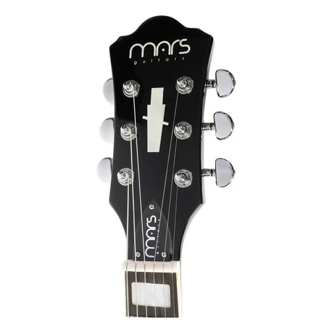 Guitarra Electrica Mars Lp Classic Azul Diestro Palo De Rosa Diestro Azul Palo De Rosa
