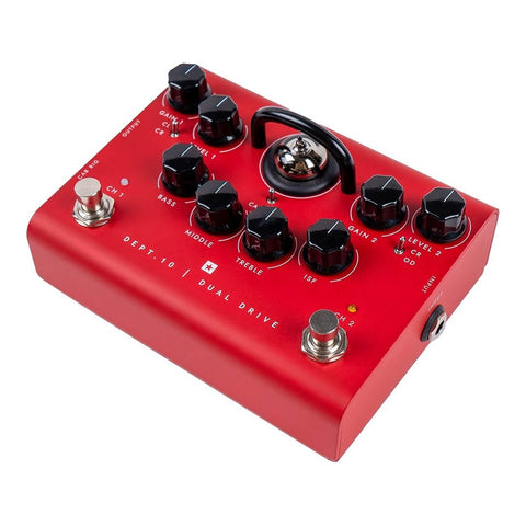 Pedal De Efectos 2 Canales Blackstar Dept. 10 Dual Drive Rojo