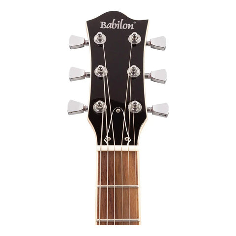 Guitarra Eléctrica Con Case Serie Unique Cosmos-wr Babilon Color Vino