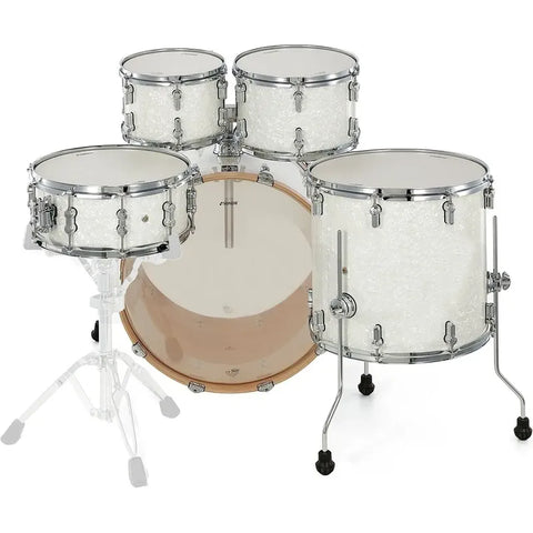 Batería Acústica 5pz Blanco Aperlado Sonor Aq2 Stage Set Blanco Aperlado