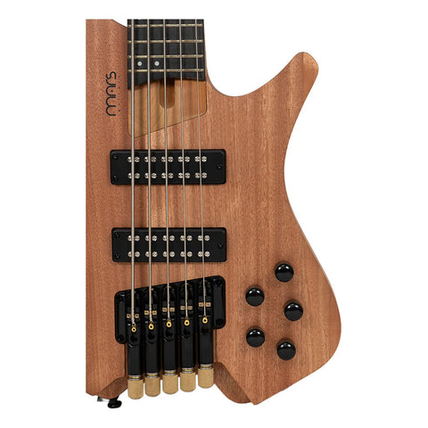 Bajo Mars Eléctrico Mod. Headless 5 Natural Satin Diestro Natural
