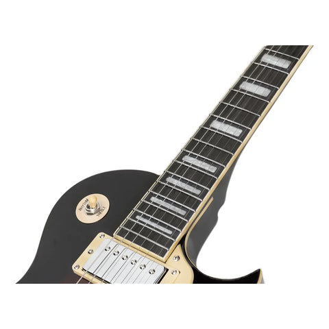 Guitarra Eléctrica 6 Cuerdas Mars Les Paul Traditional Tobac Diestro Marrón Oscuro Palo De Rosa