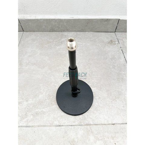 Base Soporte Mesa Microfono Klingt Klt 061 Microphone Stand Negro