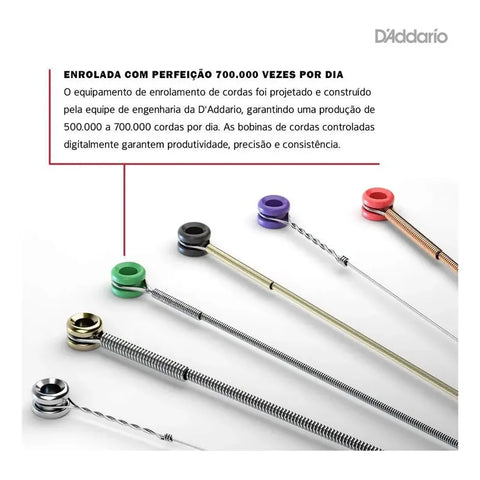 Paquete 3 Cuerdas P/guitarra Acústica Daddario Ej16 3-pack