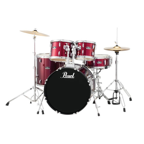Batería Acústica 5 Pzs Color Rojo Vino Pearl Rs525sc-c-91 Rojo