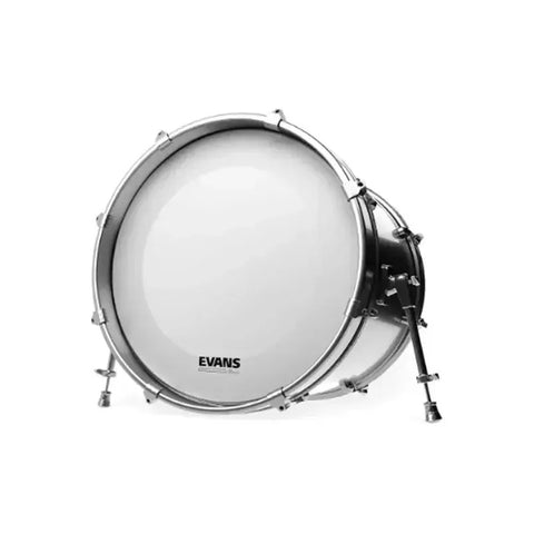 Parche 20 Pulgadas Resonante Bombo Áspero Evans Bd20rgcwnp Blanco