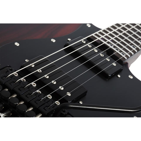 Guitarra Schecter Sun Valley Super Shredder Exotic Fr Zirico Diestro Bordó Wenge